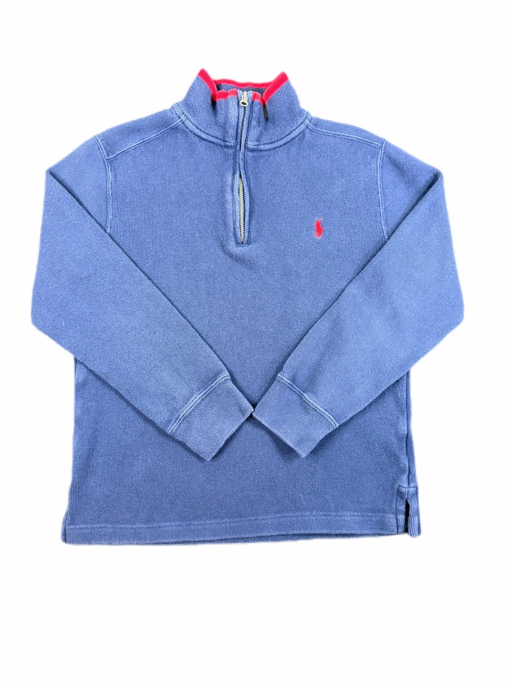 POLO Ralph Lauren Knit Quarter Zip Pullover - M (10-12)